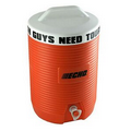 8.8 L. Orange Beverage Cooler and Dispenser